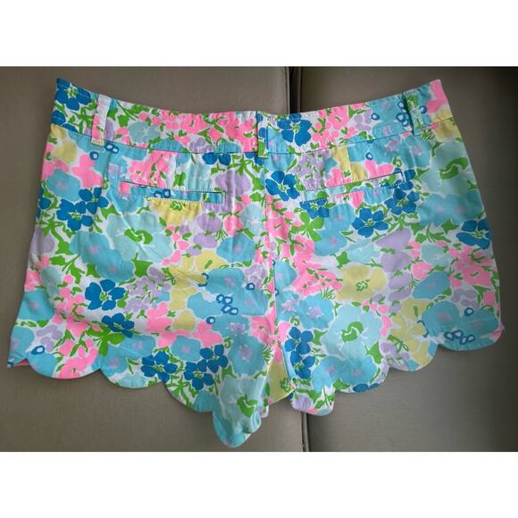 EUC LILLY PULITZER Women's Buttercup Shorts Size 14 Measurements in Descrip - Picture 2 of 6